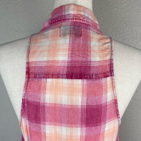 American Eagle Outfitters Sleeveless Button Down Shirt Size XS EUC - Picture 5 of 7